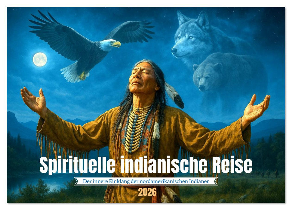 Spirituelle indianische Reise (CALVENDO Wandkalender 2026)