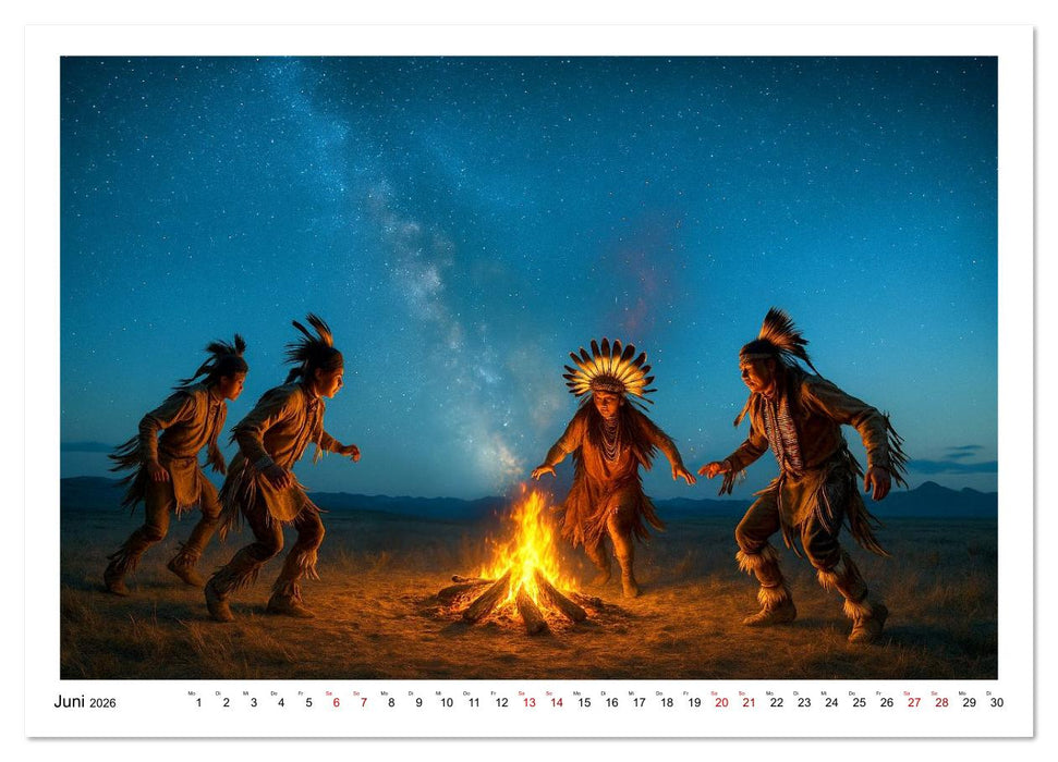 Spirituelle indianische Reise (CALVENDO Wandkalender 2026)