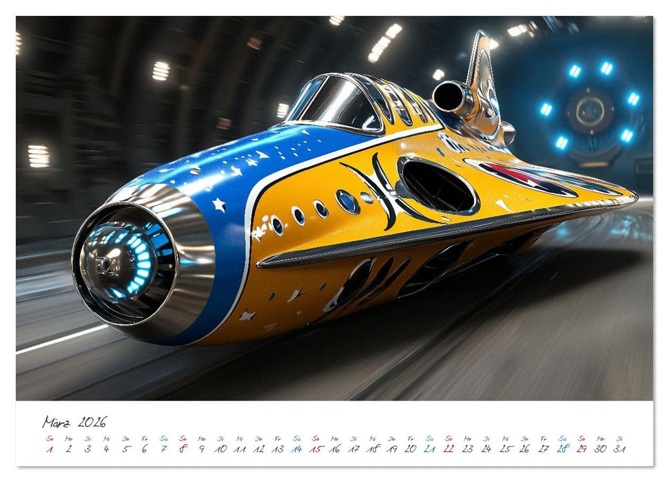 Coole Flitzer (CALVENDO Wandkalender 2026)