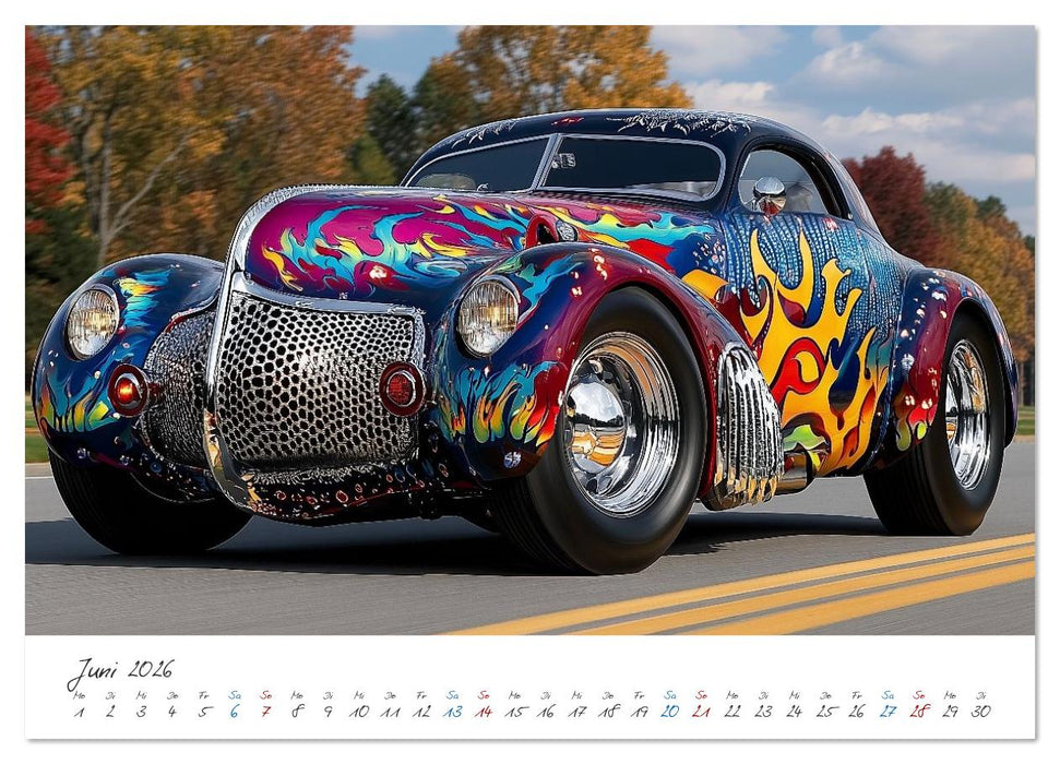 Coole Flitzer (CALVENDO Wandkalender 2026)