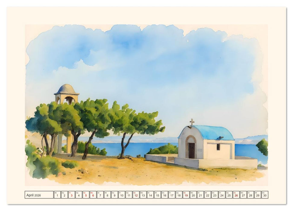 Dodekanes-Insel Kos (CALVENDO Wandkalender 2026)