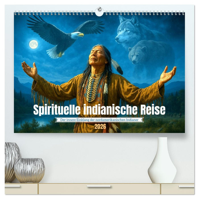 Spirituelle indianische Reise (CALVENDO Premium Wandkalender 2026)