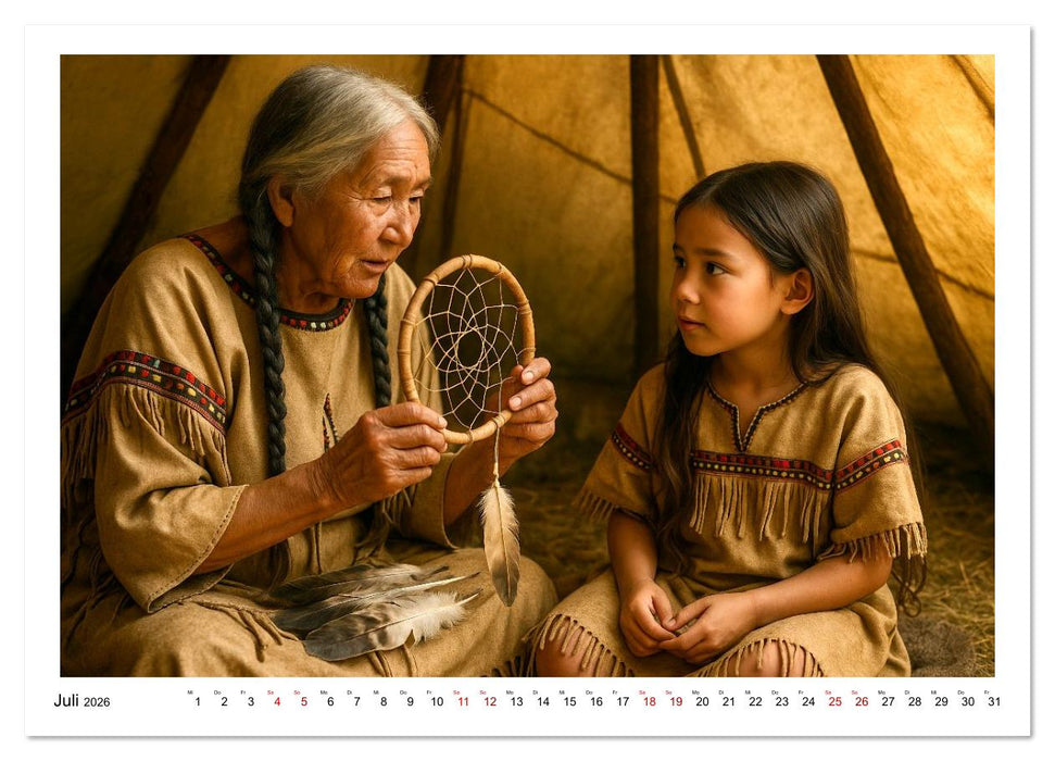 Spirituelle indianische Reise (CALVENDO Premium Wandkalender 2026)