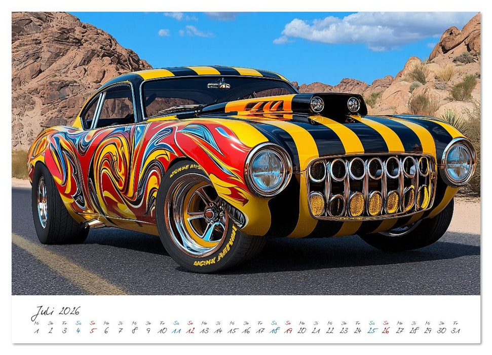 Coole Flitzer (CALVENDO Premium Wandkalender 2026)