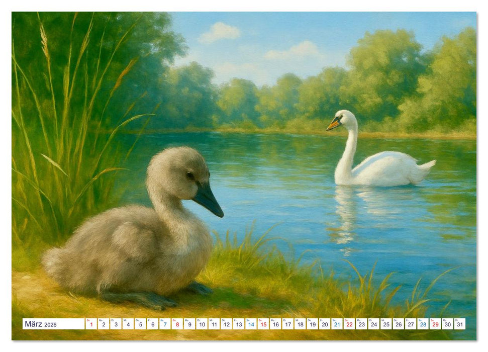 Hans Christian Andersen. Sein Leben, seine Werke (CALVENDO Wandkalender 2026)