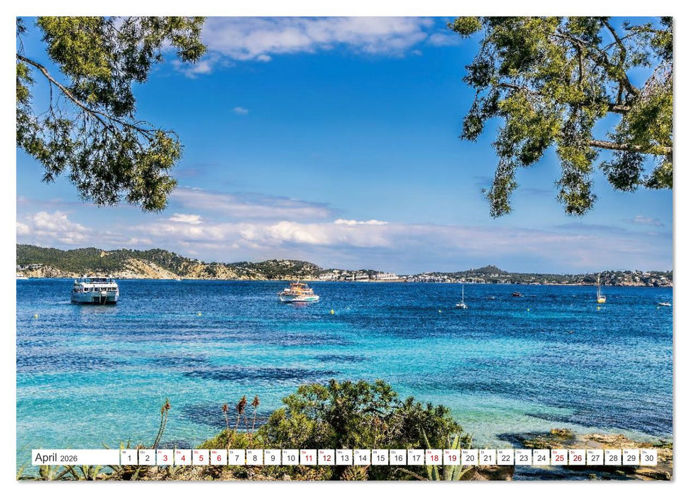 Mallorca - Traumhafte Buchten (CALVENDO Wandkalender 2026)