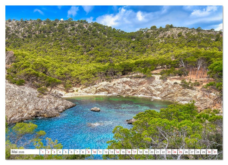Mallorca - Traumhafte Buchten (CALVENDO Premium Wandkalender 2026)