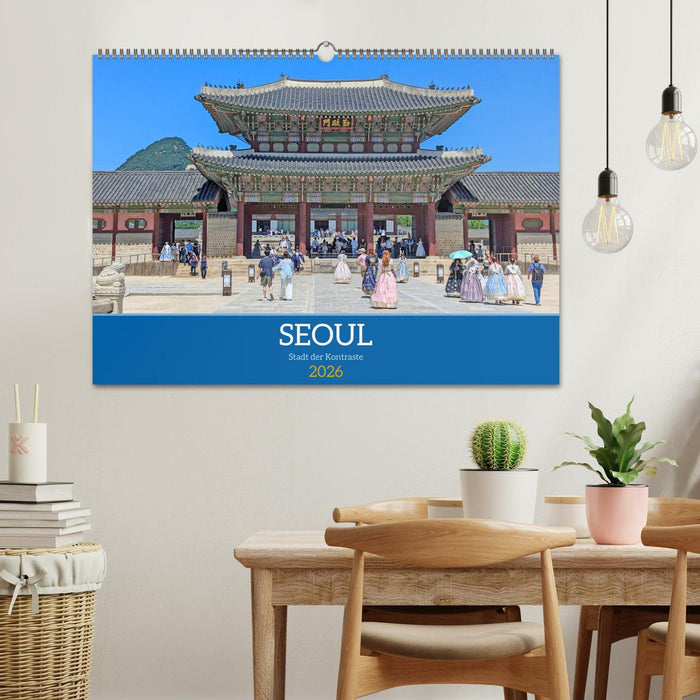 Seoul - Stadt der Kontraste (CALVENDO Wandkalender 2026)