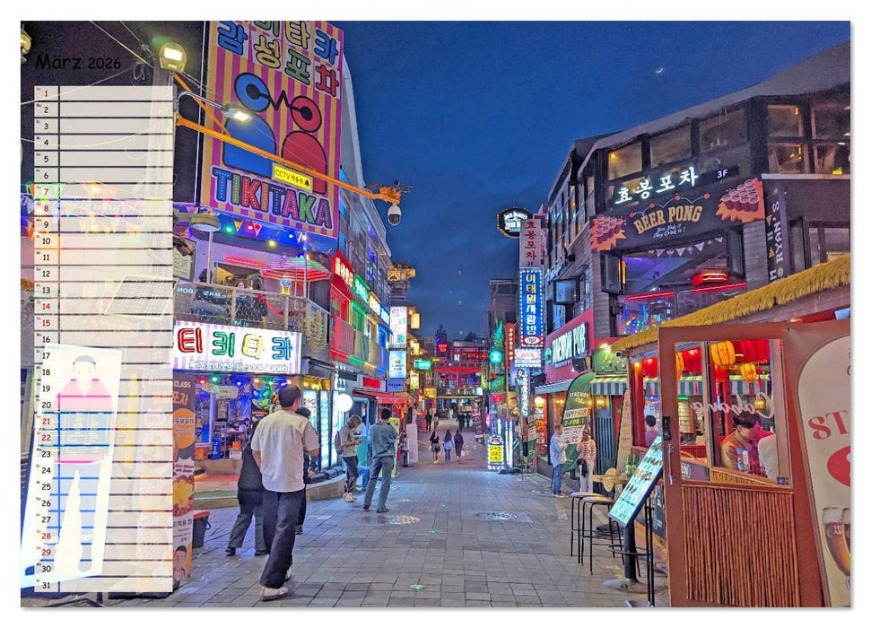 Seoul - Stadt der Kontraste (CALVENDO Wandkalender 2026)