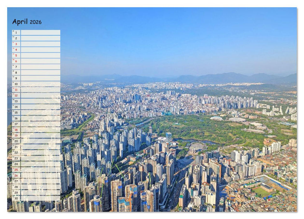 Seoul - Stadt der Kontraste (CALVENDO Wandkalender 2026)