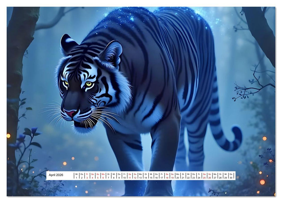 Fantasievolle Könige der Wildnis (CALVENDO Wandkalender 2026)