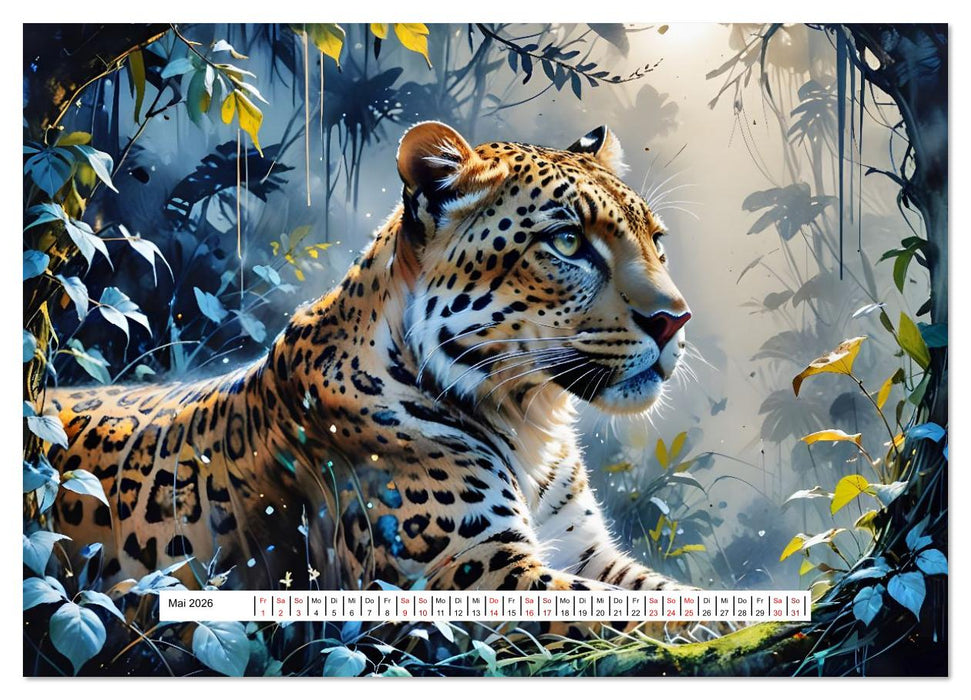 Fantasievolle Könige der Wildnis (CALVENDO Wandkalender 2026)