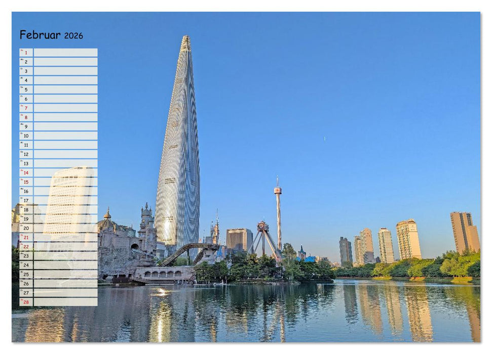Seoul - Stadt der Kontraste (CALVENDO Premium Wandkalender 2026)