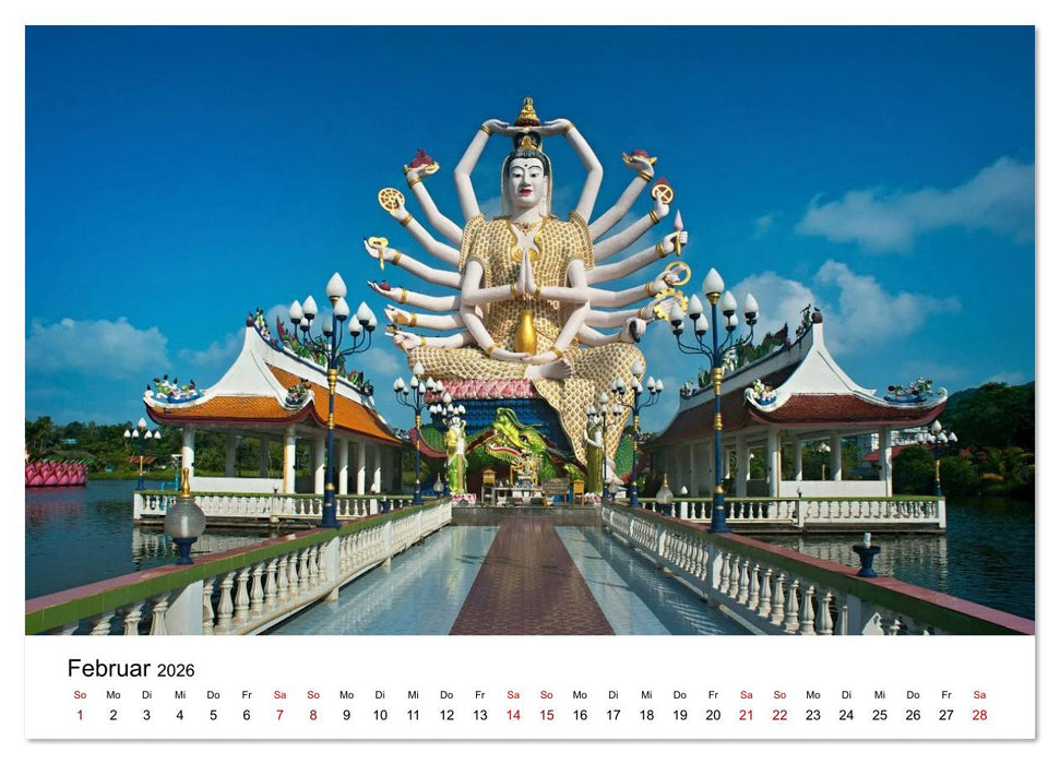 Sehnsuchtsland Thailand (CALVENDO Wandkalender 2026)
