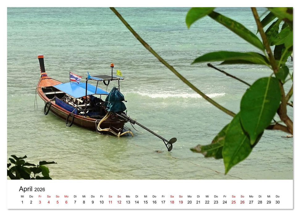Sehnsuchtsland Thailand (CALVENDO Wandkalender 2026)