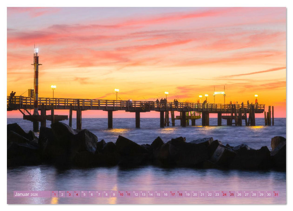 Fischland-Darß-Zingst Impressionen einer Halbinsel (CALVENDO Wandkalender 2026)