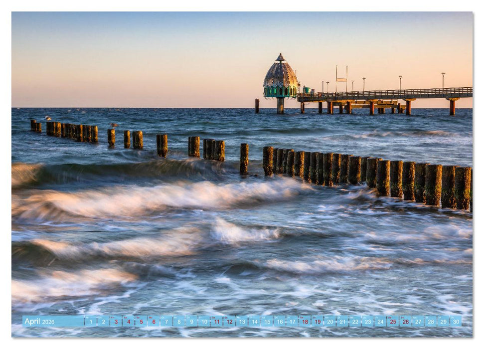 Fischland-Darß-Zingst Impressionen einer Halbinsel (CALVENDO Wandkalender 2026)