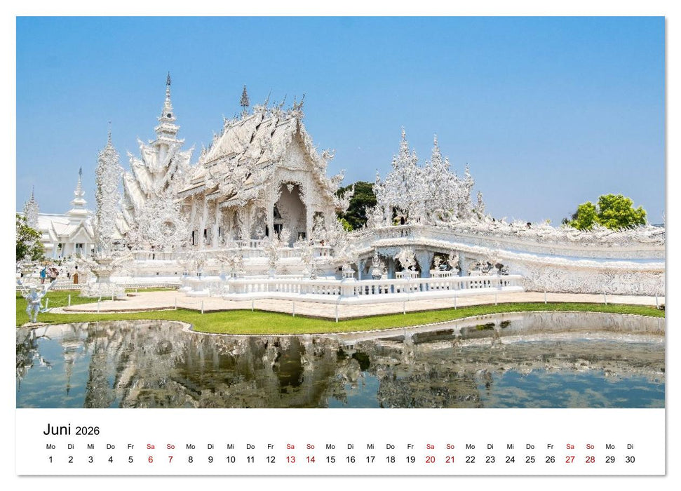 Sehnsuchtsland Thailand (CALVENDO Premium Wandkalender 2026)