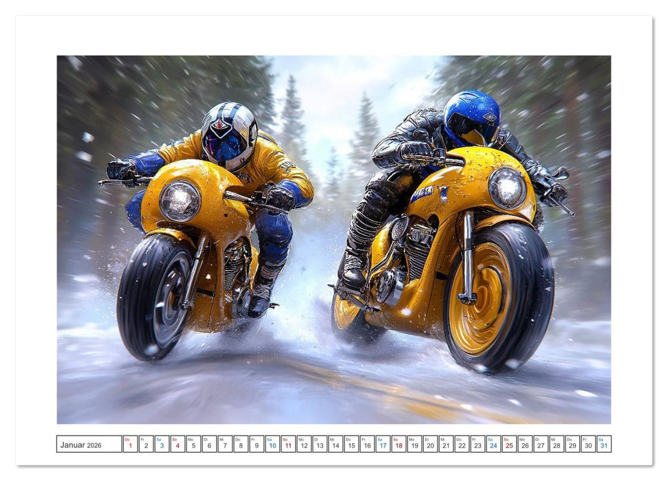 Zero Rider (CALVENDO Premium Wandkalender 2026)