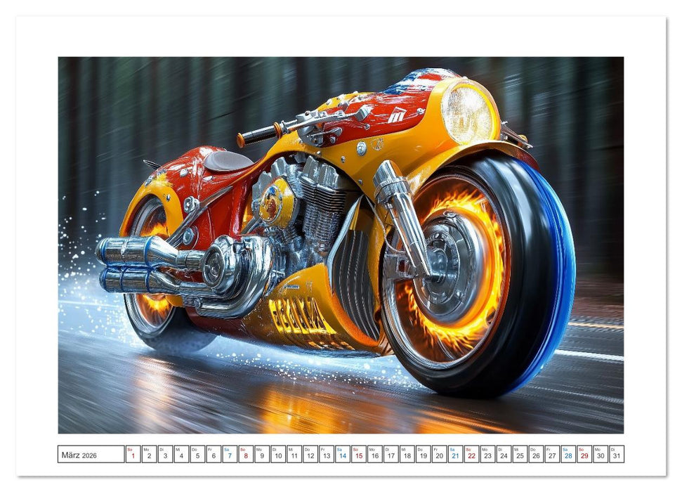 Zero Rider (CALVENDO Premium Wandkalender 2026)