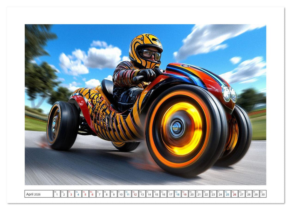 Zero Rider (CALVENDO Premium Wandkalender 2026)