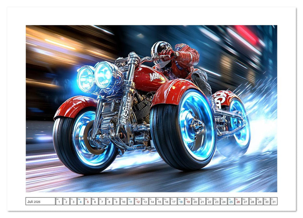 Zero Rider (CALVENDO Premium Wandkalender 2026)