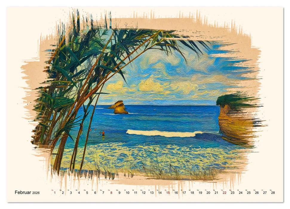 Korfu - Griechische Adria-Insel (CALVENDO Wandkalender 2026)