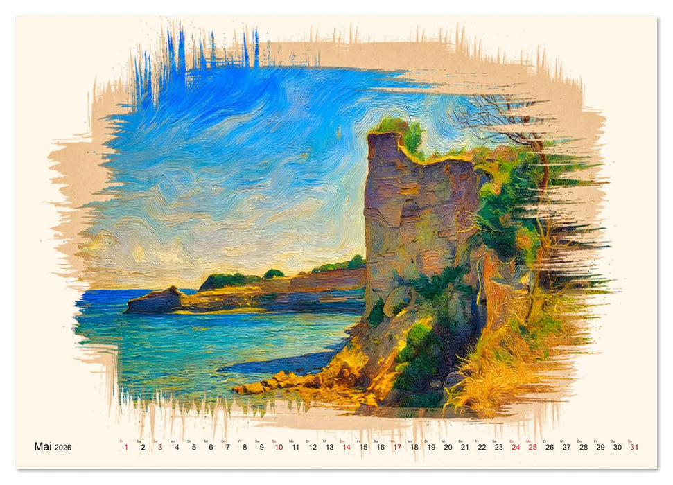 Korfu - Griechische Adria-Insel (CALVENDO Premium Wandkalender 2026)