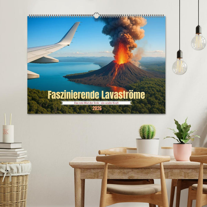 Faszinierende Lavaströme (CALVENDO Wandkalender 2026)