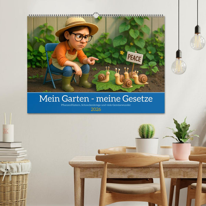 Mein Garten - meine Gesetze (CALVENDO Wandkalender 2026)