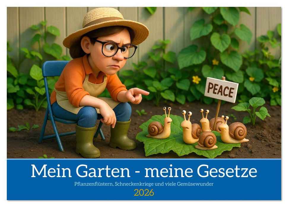 Mein Garten - meine Gesetze (CALVENDO Wandkalender 2026)