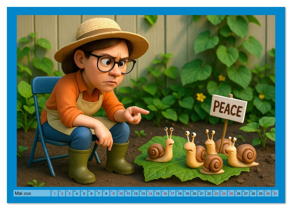 Mein Garten - meine Gesetze (CALVENDO Premium Wandkalender 2026)