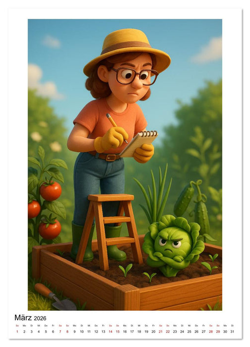 Gartenverliebt (CALVENDO Wandkalender 2026)