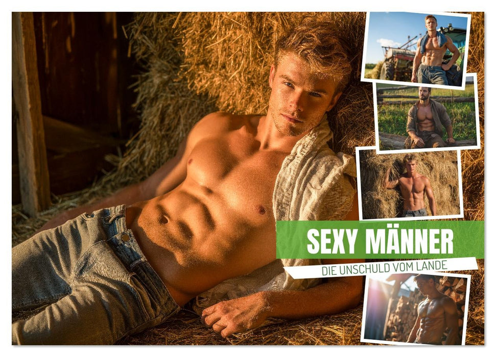 Sexy Männer - Die Unschuld vom Lande (CALVENDO Wandkalender 2026)