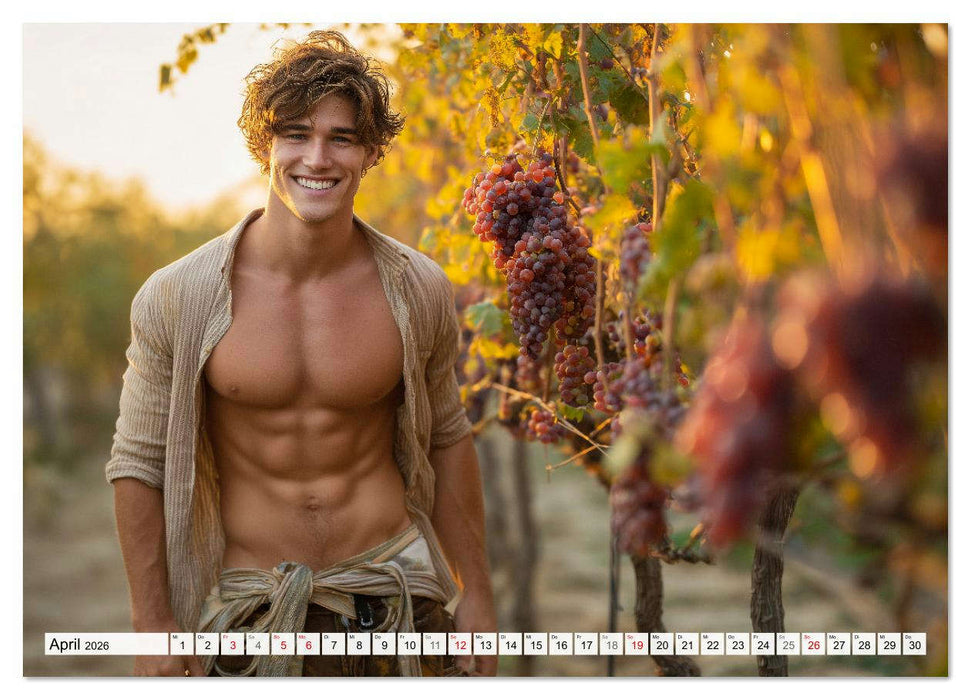 Sexy Männer - Die Unschuld vom Lande (CALVENDO Wandkalender 2026)
