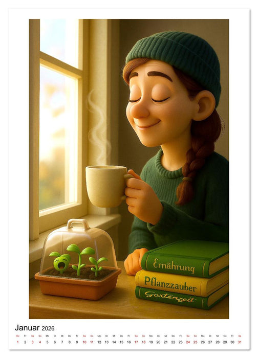 Gartenverliebt (CALVENDO Premium Wandkalender 2026)