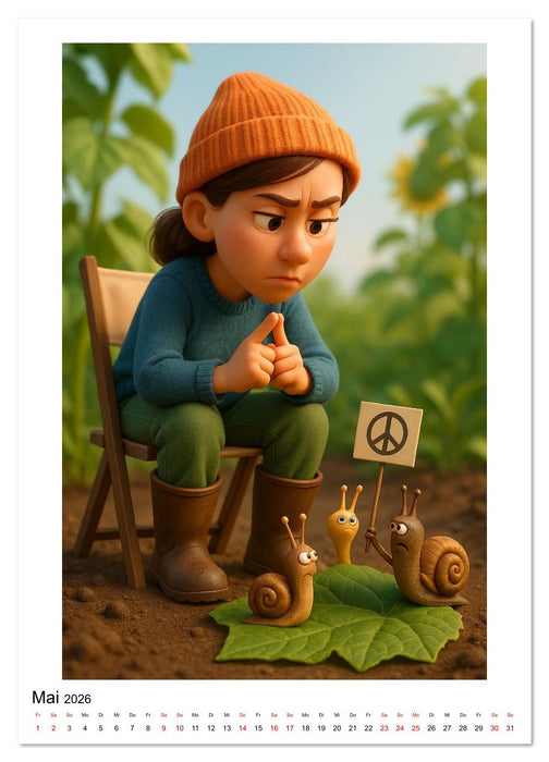 Gartenverliebt (CALVENDO Premium Wandkalender 2026)