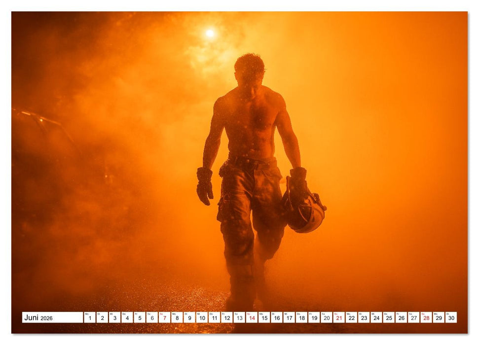 Feuerwehrmänner - Sexy Körper und heiße Flammen (CALVENDO Wandkalender 2026)