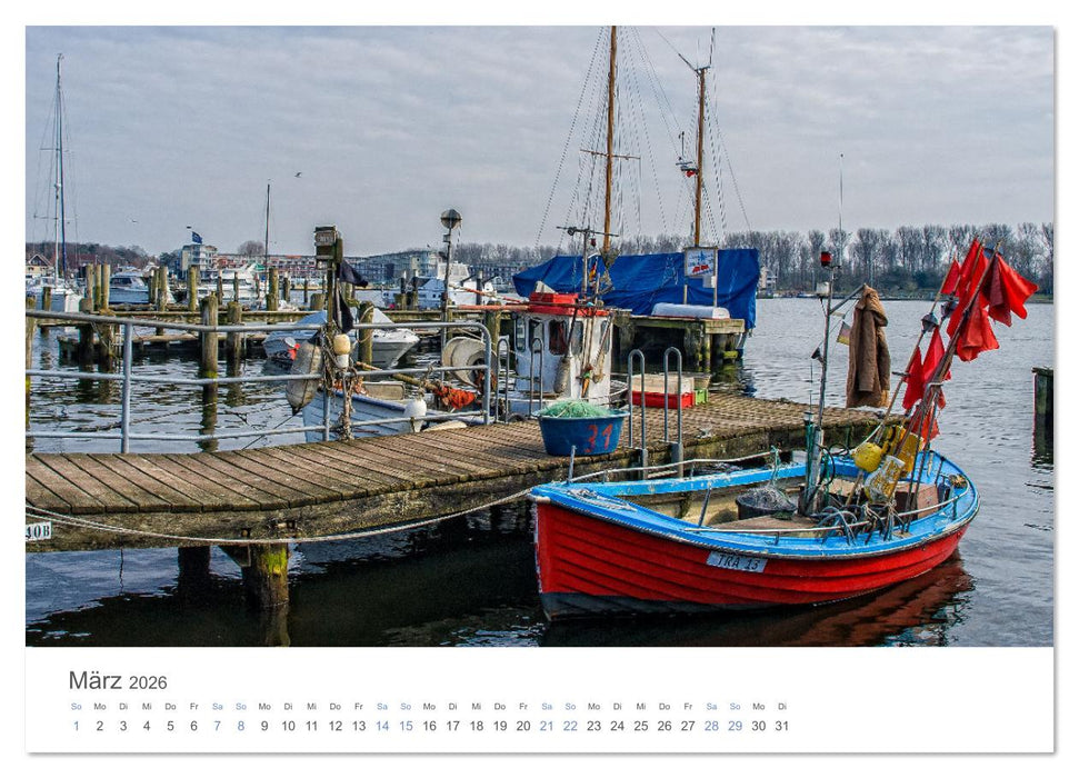 Fischereihäfen an der Ostseeküste (CALVENDO Wandkalender 2026)