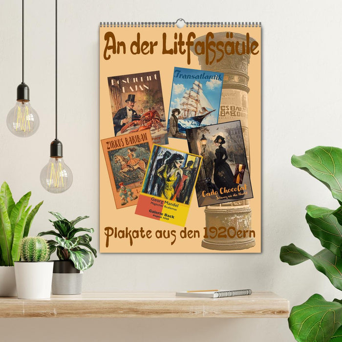 An der Litfaßsäule (CALVENDO Wandkalender 2026)