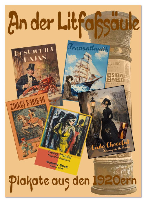 An der Litfaßsäule (CALVENDO Wandkalender 2026)