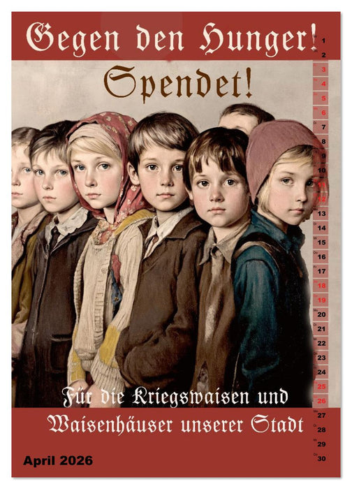 An der Litfaßsäule (CALVENDO Wandkalender 2026)