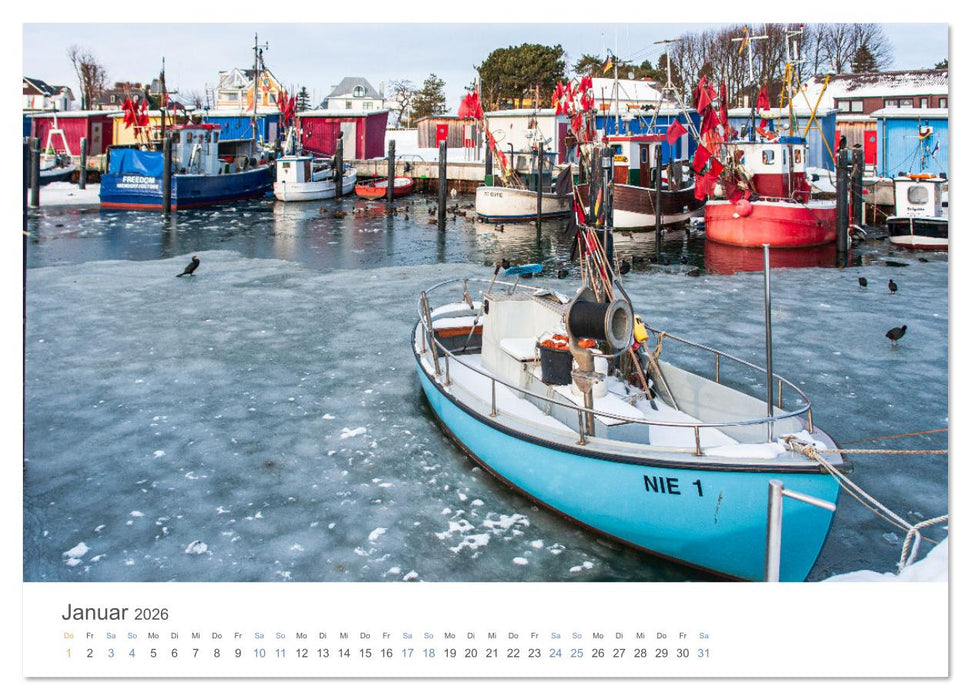 Fischereihäfen an der Ostseeküste (CALVENDO Premium Wandkalender 2026)