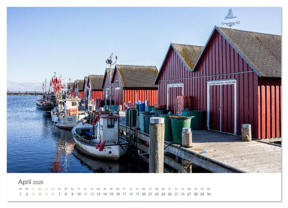 Fischereihäfen an der Ostseeküste (CALVENDO Premium Wandkalender 2026)