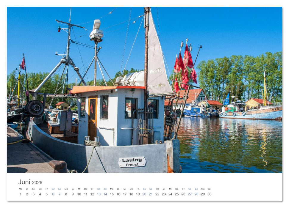Fischereihäfen an der Ostseeküste (CALVENDO Premium Wandkalender 2026)