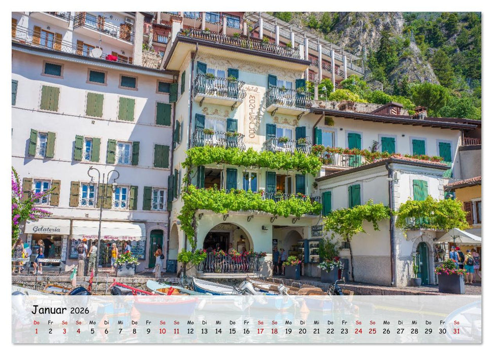 Limone sul Garda - Traumhaftes Städtchen am Gardasee (CALVENDO Wandkalender 2026)