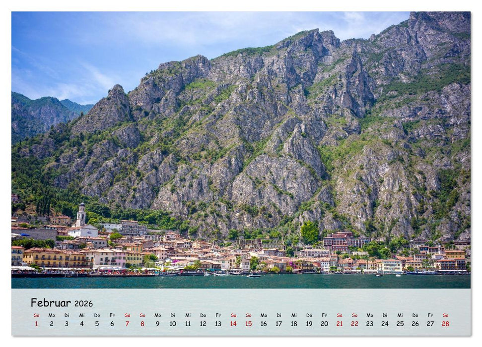 Limone sul Garda - Traumhaftes Städtchen am Gardasee (CALVENDO Wandkalender 2026)