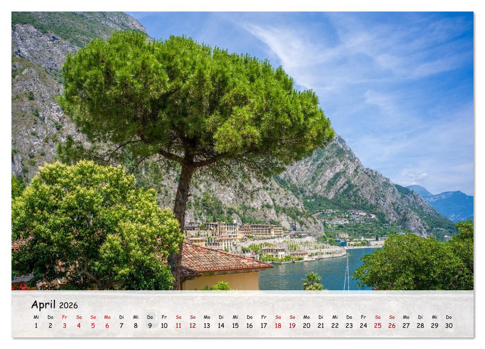 Limone sul Garda - Traumhaftes Städtchen am Gardasee (CALVENDO Wandkalender 2026)