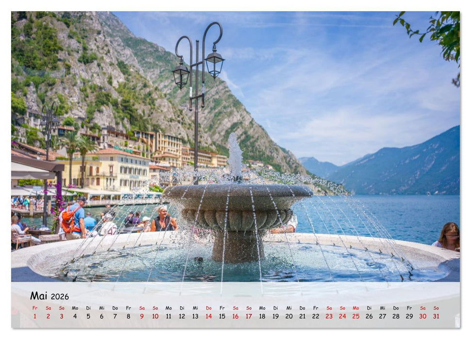 Limone sul Garda - Traumhaftes Städtchen am Gardasee (CALVENDO Wandkalender 2026)