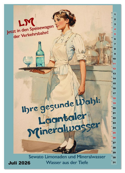 An der Litfaßsäule (CALVENDO Premium Wandkalender 2026)